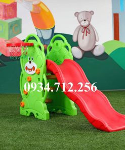 cầu trượt bóng rổ đồ chơi mầm non, cautruoc