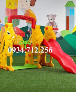 cầu trượt xích đu cho bé, đồ chơi mầm non