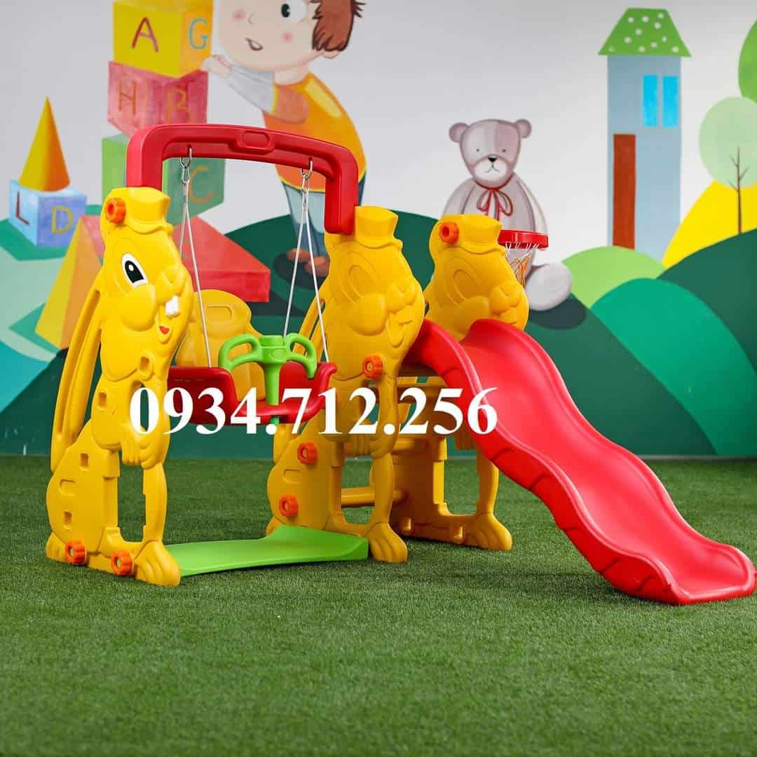 cautruoc 7 cầu trượt xích đu cho bé, đồ chơi mầm non