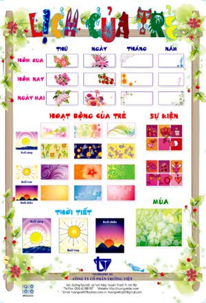 LỊCH CỦA TRẺ
