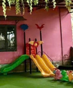 cầu trượt liên hoàn ngoài trời mẫu Y012 cho trường mầm non – Đạt Phương