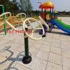 Tiêu chí 17 nông thôn mới về khu vui chơi Dụng cụ thể thao ngoài trời tập tay vai đôi hof 14509 lắp đặt tại công viên Tam Kỳ Quảng Nam Máy tập thể dục công viên ngoài trời cho dự án đầu tư công