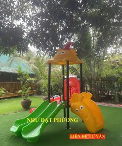 “Nhà liên hoàn cầu trượt ngoài trời Mặt Trời N4 – Đạt Phương”