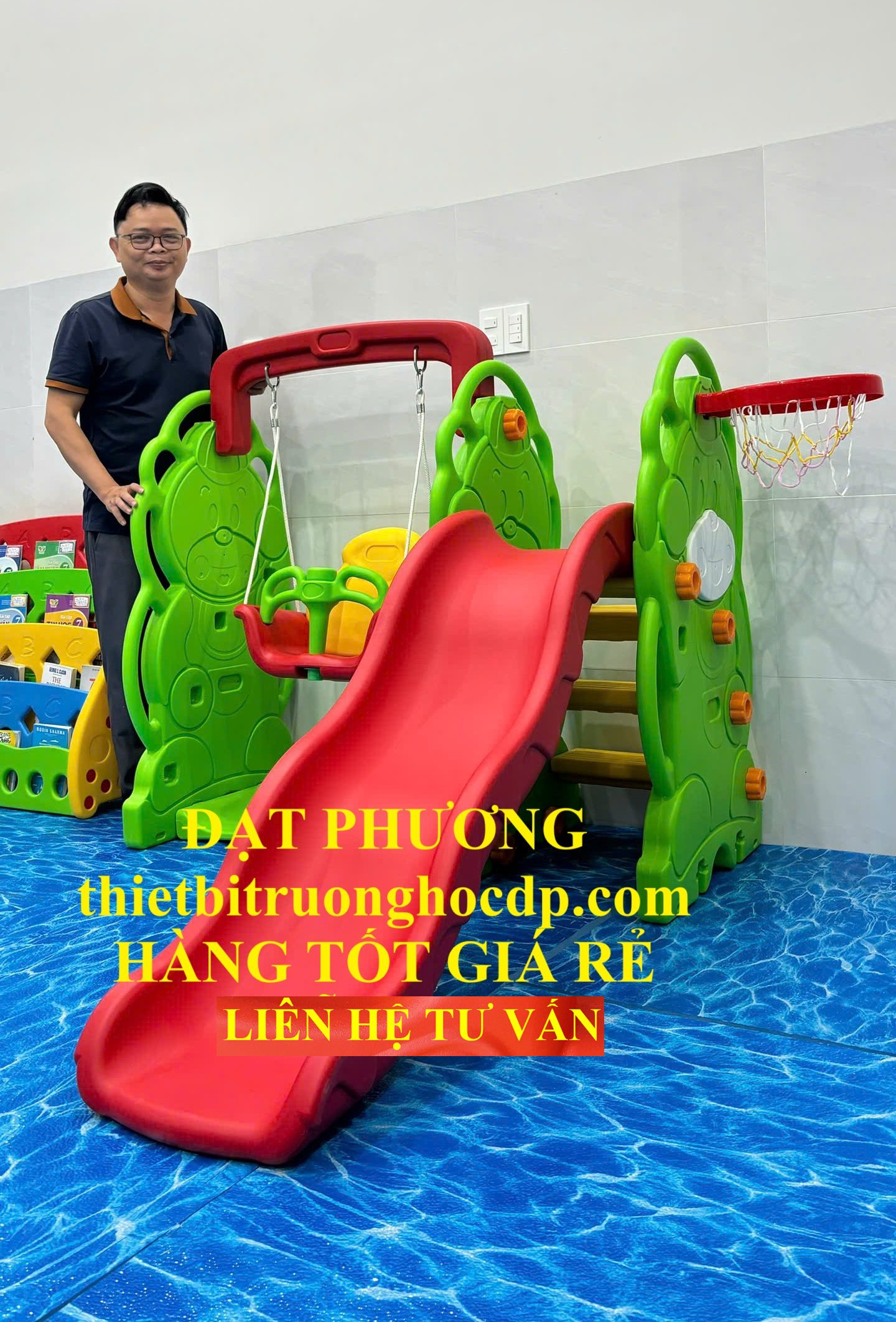 cau-truot-con-voi-danh-cho-truong-mam-non-tre-em